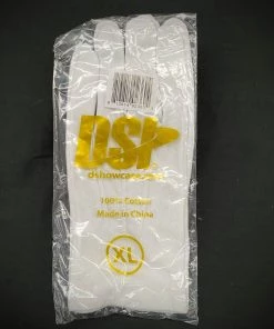 Shivelbine Music DSI White Cotton Gloves (size Xs-xl) Marching Band Accessories