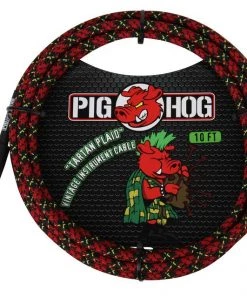 Pig Hog "Tartan Plaid" Instrument Cable, 10FT