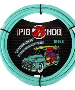 Guitar Accessories Pig Hog "Seafoam Green" Instrument Cable, 10FT