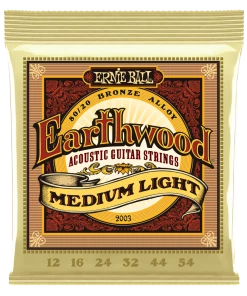 Ernie Ball Strings Earthwood 2003 Medium Light Acoustic