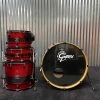 USED Gretsch Catalina Club Shell Pack (Red With Black Stripes) Drum Sets/Shell Packs