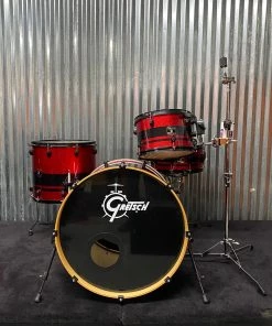 USED Gretsch Catalina Club Shell Pack (Red With Black Stripes) Drum Sets/Shell Packs 6 USED Gretsch Catalina Club Shell Pack (Red With Black Stripes) Drum Sets/Shell Packs