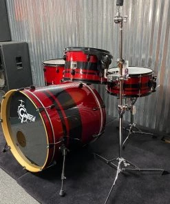 USED Gretsch Catalina Club Shell Pack (Red With Black Stripes) Drum Sets/Shell Packs 7 USED Gretsch Catalina Club Shell Pack (Red With Black Stripes) Drum Sets/Shell Packs