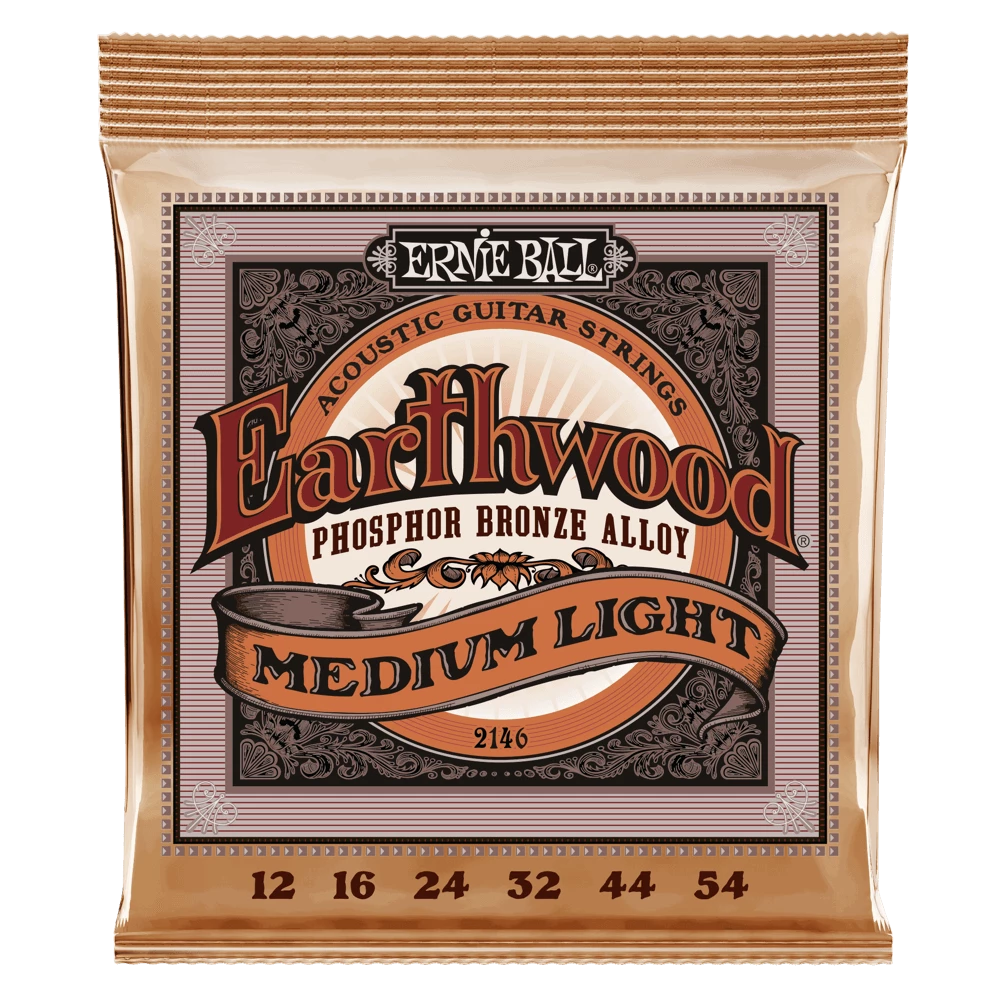 Ernie Ball Earthwood Phospher Bronze Medium Lights Strings 1 Ernie Ball Earthwood Phospher Bronze Medium Lights Strings