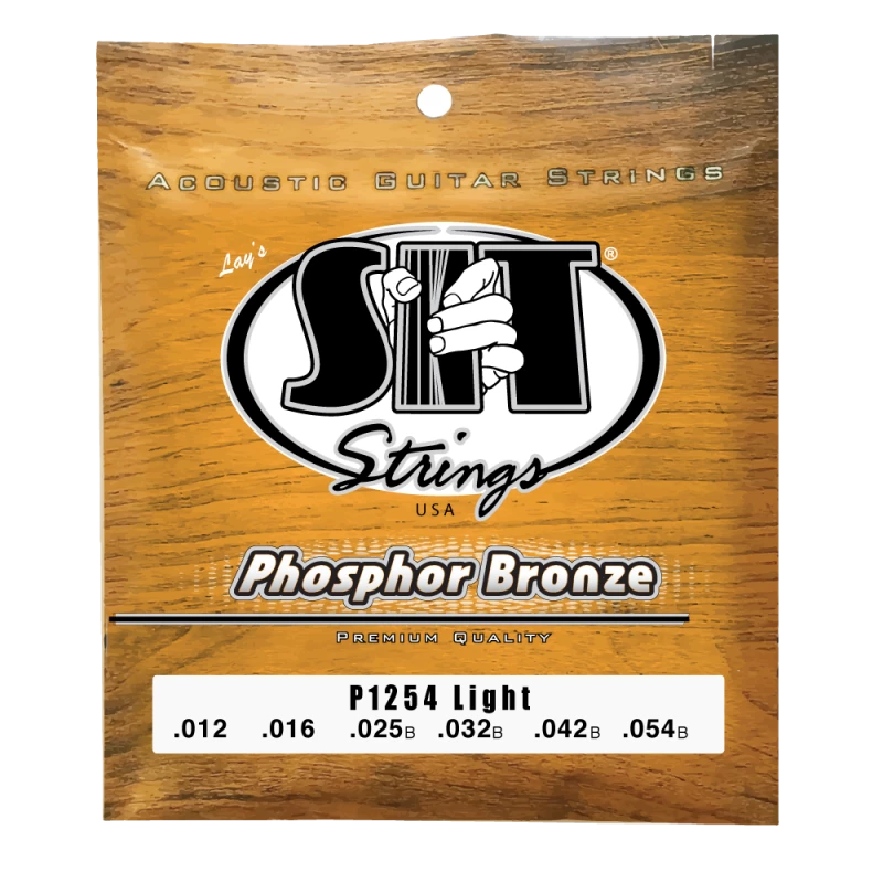 SIT Strings SIT Acoustic Guitar Phosphor Bronze Strings Light 12-54 1 SIT Strings SIT Acoustic Guitar Phosphor Bronze Strings Light 12-54
