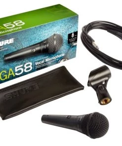 Shivelbine Music What's New SHURE PGA58 Cardioid Dynamic Vocal Microphone