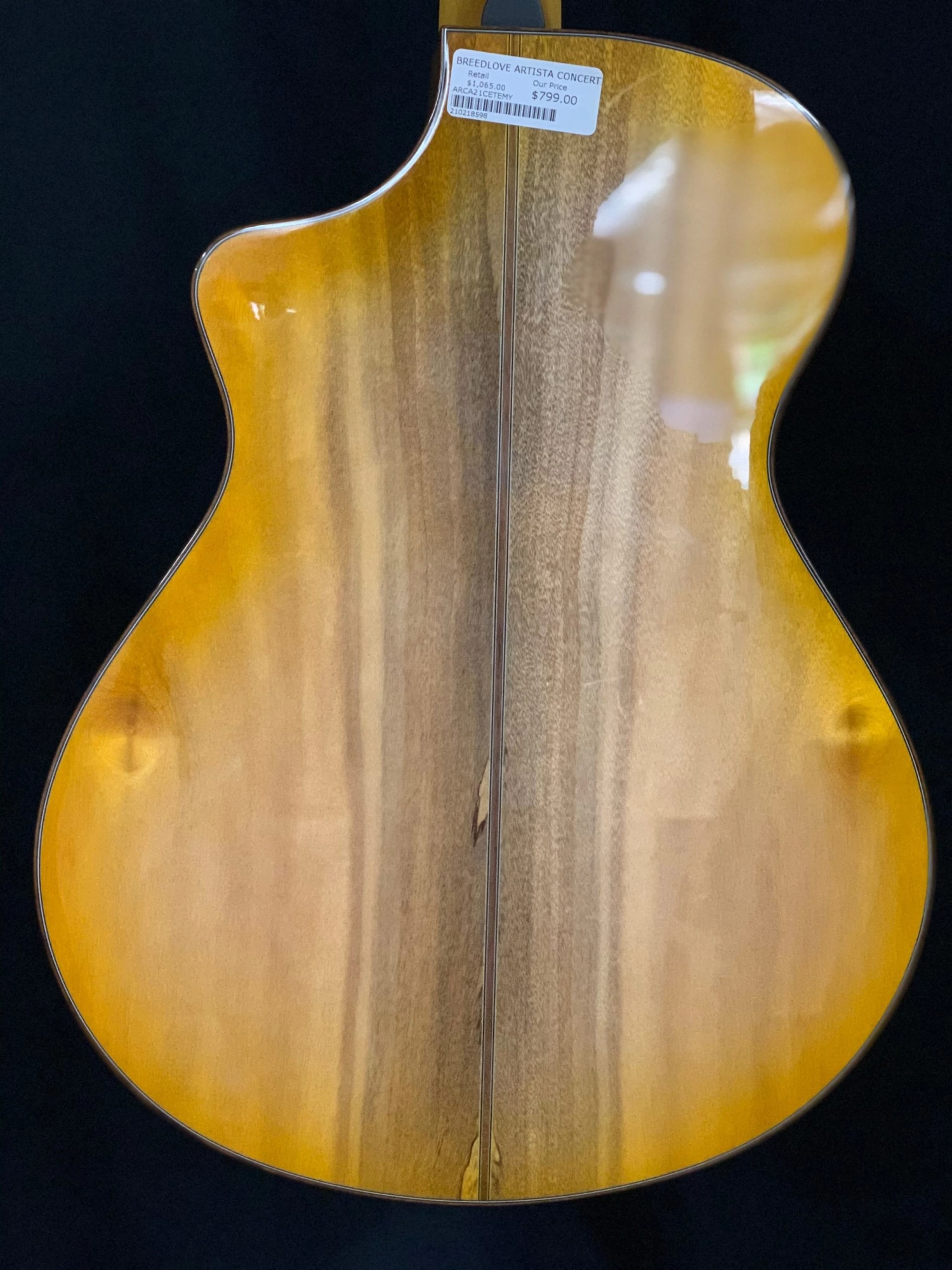 Breedlove Artista Concertina Natural Shadow CE 4 Breedlove Artista Concertina Natural Shadow CE