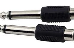 Pig Hog PA-RF14M RCA To 1/4" Adapter, 2 Pack