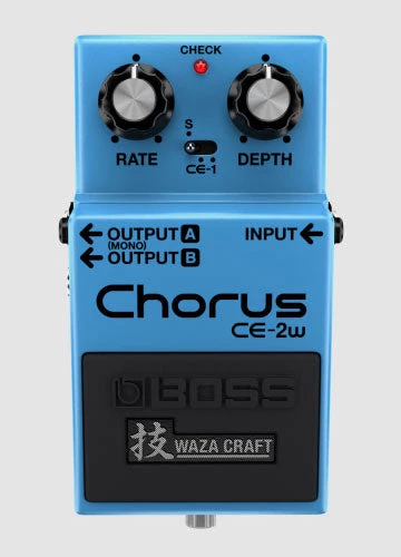 Boss CE-2W Waza Chorus Pedal Guitar Accessories 1 Boss CE-2W Waza Chorus Pedal Guitar Accessories