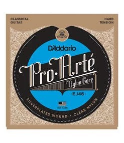 D'Addario EJ46 Pro-Arté Nylon, Hard Tension Acoustic Guitar Strings