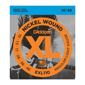 D'Addario EXL110 Regular Light Electric Strings 1 D'Addario EXL110 Regular Light Electric Strings