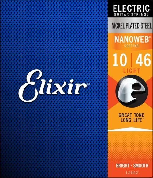 Elixir Nanoweb 10-46 Light Electric Guitar Strings 1 Elixir Nanoweb 10-46 Light Electric Guitar Strings