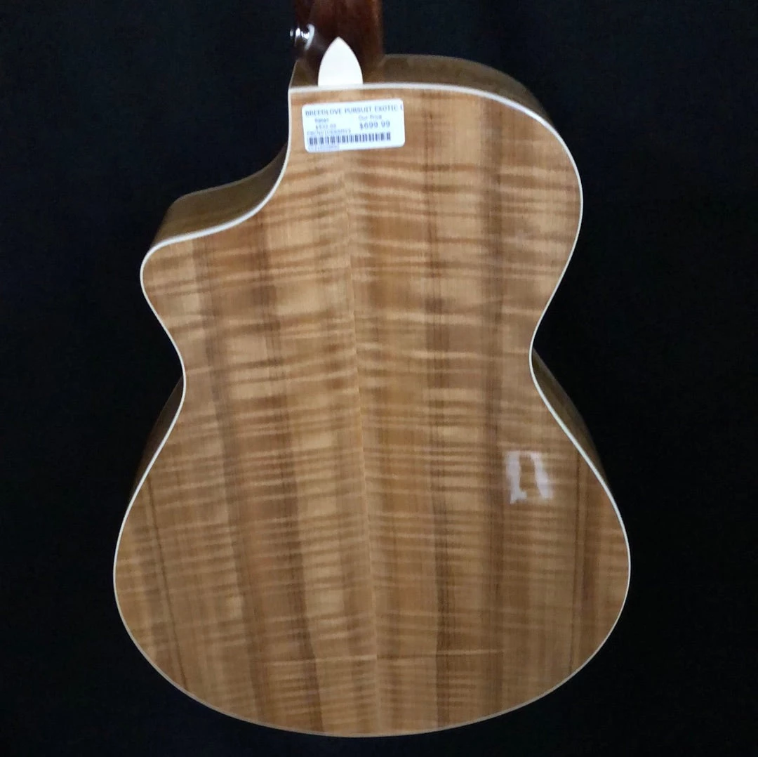 What's New Breedlove Pursuit Exotic Concert CE Sitka-Myrtlewood 4 What's New Breedlove Pursuit Exotic Concert CE Sitka-Myrtlewood