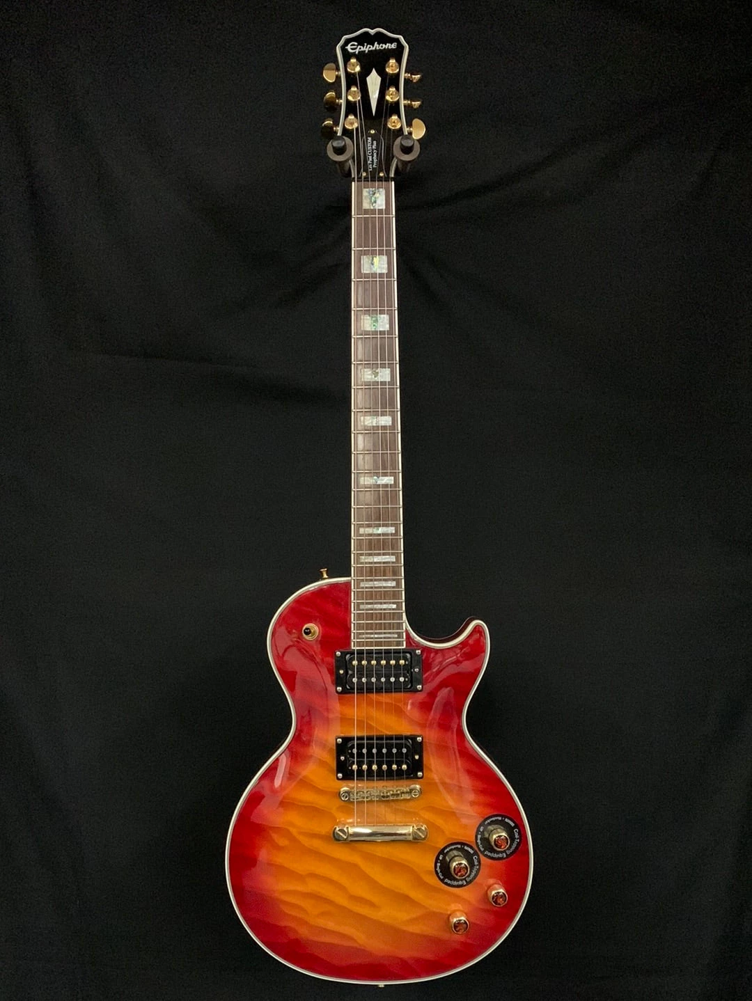 Shivelbine Music Epiphone Les Paul Prophecy GX Les Paul Quilted Cherry Burst 1 Shivelbine Music Epiphone Les Paul Prophecy GX Les Paul Quilted Cherry Burst