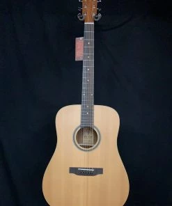 Shivelbine Music Teton Left-handed STS105NT-L Dreadnought Guitar Solid Cedar Top, Mahogany B&S