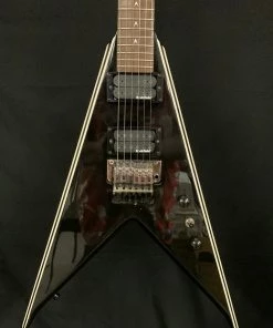 Shivelbine Music BC Rich Jr V Standard Black W/ Pinstripes What's New