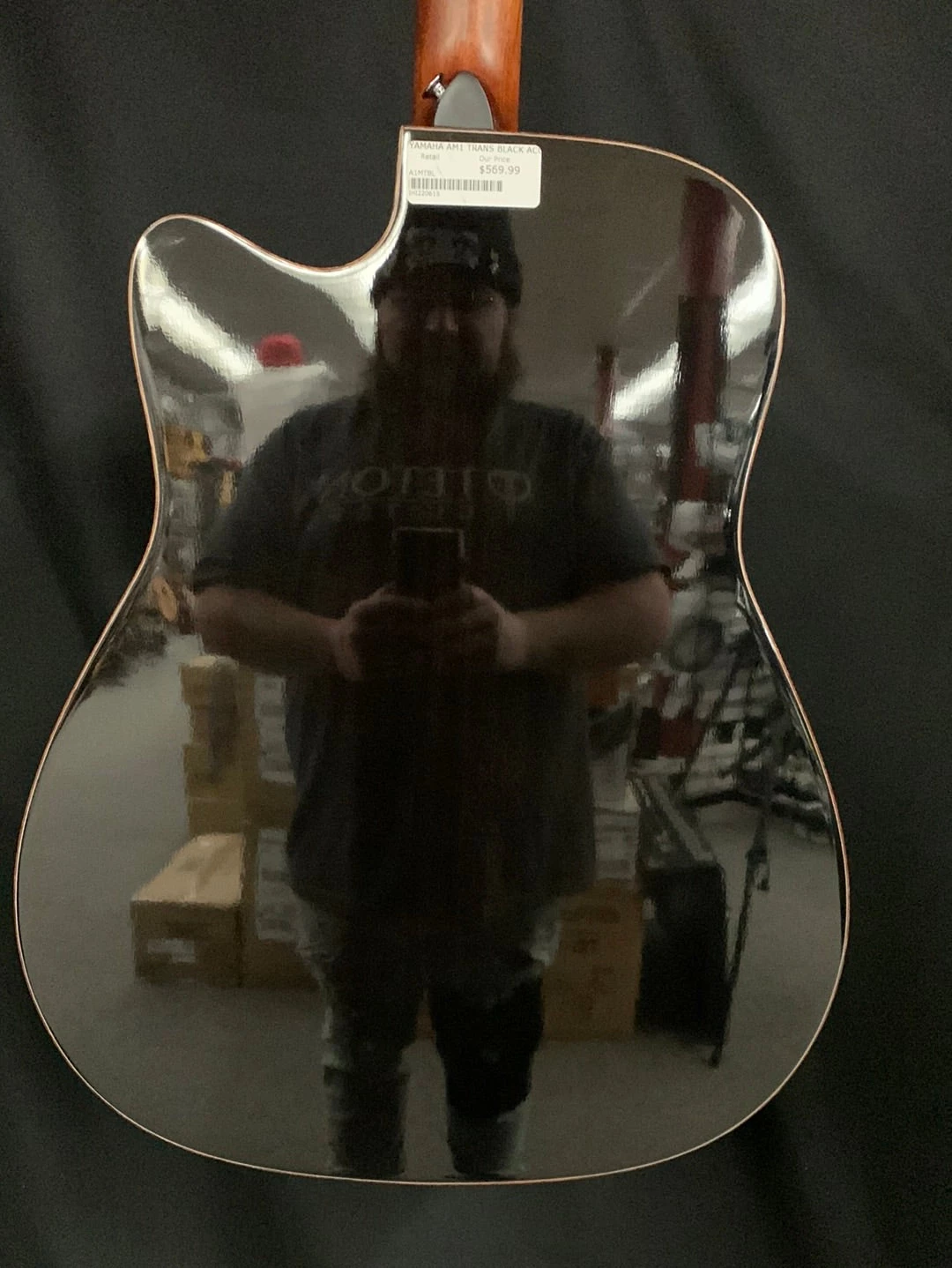 Shivelbine Music Yamaha AM1 Trans Black Acoustic Electric What's New 5 Shivelbine Music Yamaha AM1 Trans Black Acoustic Electric What's New