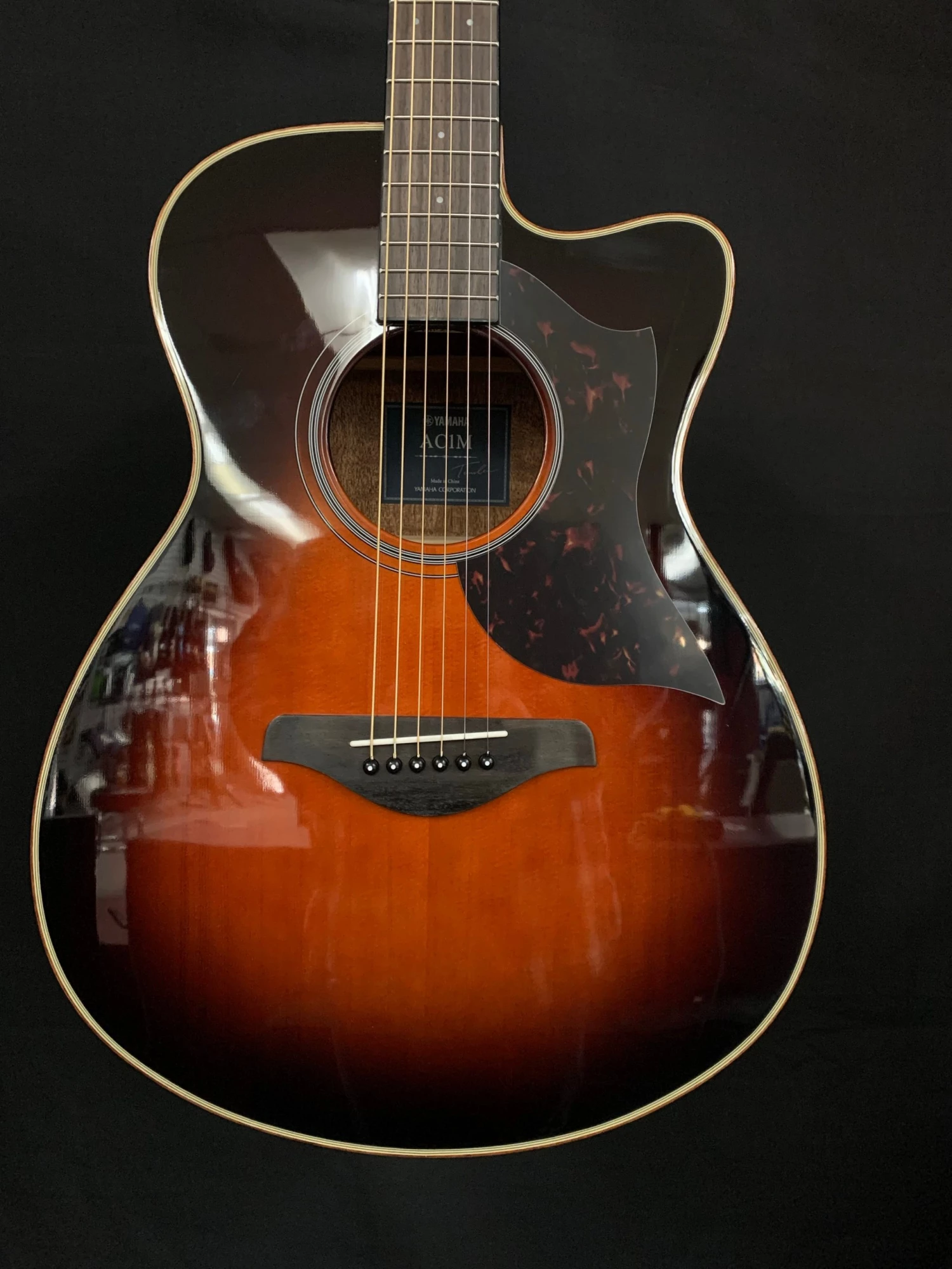 Shivelbine Music What's New Yamaha AC1M Tabacco Burst Acoustic Electric 2 Shivelbine Music What's New Yamaha AC1M Tabacco Burst Acoustic Electric
