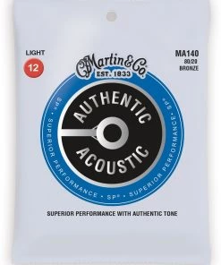 C.F. Martin & CO Martin & Co MA140 Acoustic Authentic Bronze Light Acoustic Guitar Strings