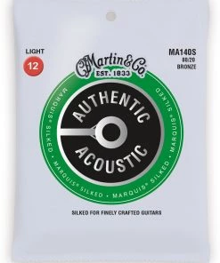 C.F. Martin & CO Martin MA140S Marquis Silked 80/20 Bronze Authentic Acoustic Guitar Strings Light 12-54