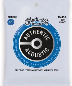 C.F. Martin & CO Martin & Co MA150 Authentic Acoustic Bronze Medium Acoustic Guitar Strings