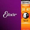 Elixir Nanoweb 10-47 Extra Light Acoustic Strings