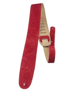 Straps Perri's 2.5" Red Suede Leather Strap