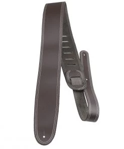 Straps Perri's 2.5" Brown Stitched Leather Strap