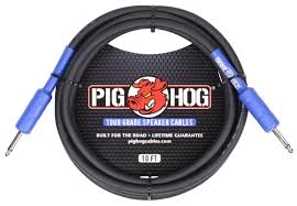 Pig Hog PHSC10 High Performance 14 Gauge 9.2mm 1/4" 10FT Speaker Cable Pro Audio Accessories 1 Pig Hog PHSC10 High Performance 14 Gauge 9.2mm 1/4" 10FT Speaker Cable Pro Audio Accessories