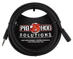 Pro Audio Accessories Pig Hog PHX3510 10FT Headphone Extension Cable 1 Pro Audio Accessories Pig Hog PHX3510 10FT Headphone Extension Cable